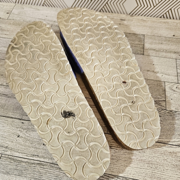 Birkenstock Lavender Slide Sandals - Picture 6 of 11